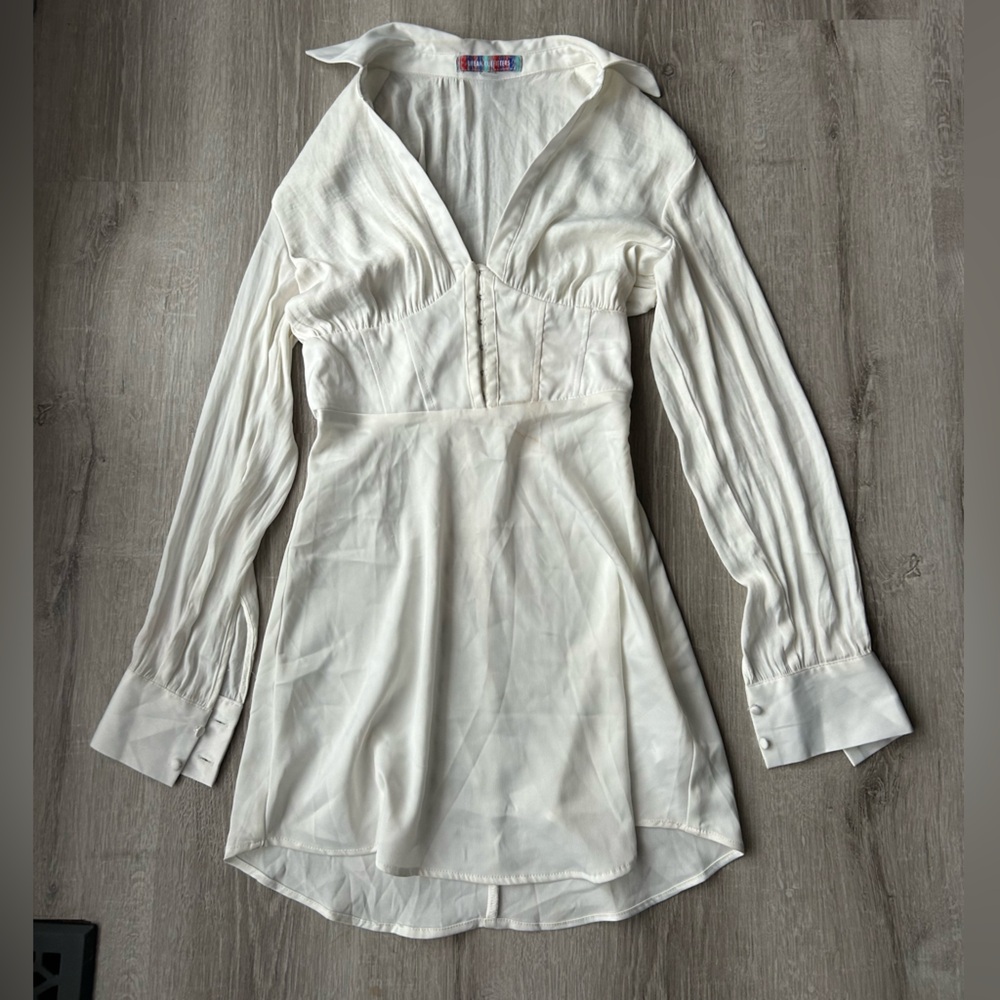 Urban Outfitters white corset dress size XS